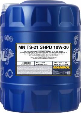 SCT-MANNOL MN7121 - Motoreļļa www.autospares.lv