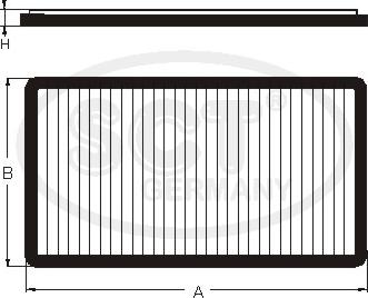 SCT-MANNOL SAK 157 - Filter, interior air www.autospares.lv