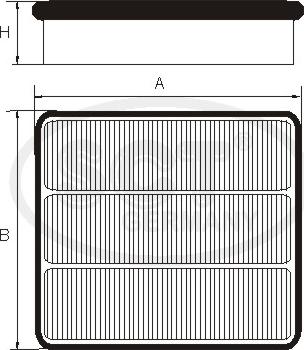 SCT-MANNOL SB 940 - Gaisa filtrs www.autospares.lv