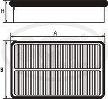 SCT-MANNOL SB 2380 - Gaisa filtrs autospares.lv