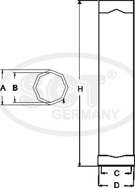 SCT-MANNOL SW 3899 - Sekundārā gaisa filtrs www.autospares.lv