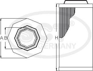 SCT-MANNOL SB 2144 - Gaisa filtrs www.autospares.lv