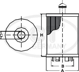 SCT-MANNOL SH 4066 P - Eļļas filtrs www.autospares.lv