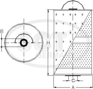 SCT-MANNOL SF 503 - Масляный фильтр www.autospares.lv