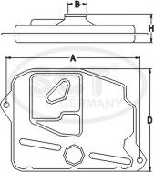 SCT-MANNOL SG 1720 - Hidrofiltrs, Automātiskā pārnesumkārba www.autospares.lv