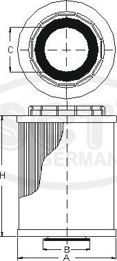 SCT-MANNOL SH 4041 L - Eļļas filtrs www.autospares.lv