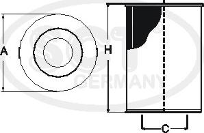 SCT-MANNOL SH 437 - Eļļas filtrs autospares.lv