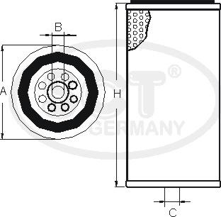 SCT-MANNOL SH 4750 - Eļļas filtrs autospares.lv