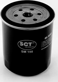 SCT-MANNOL SM 198 - Eļļas filtrs www.autospares.lv