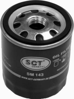 SCT-MANNOL SM 143 - Eļļas filtrs www.autospares.lv