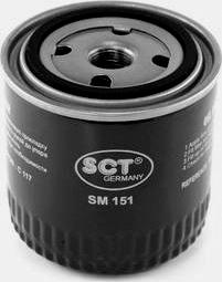 SCT-MANNOL SM 151 - Масляный фильтр www.autospares.lv