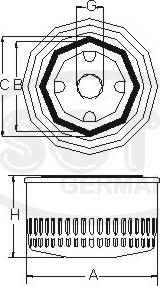 SCT-MANNOL SM 165 - Eļļas filtrs www.autospares.lv