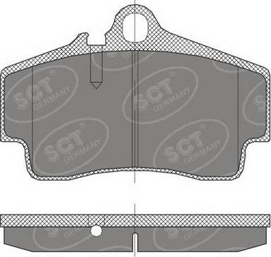 SCT-MANNOL SP 449 PR - Bremžu uzliku kompl., Disku bremzes www.autospares.lv