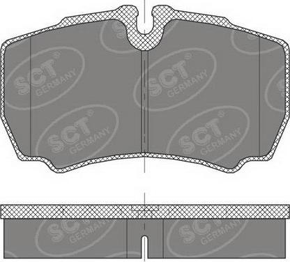 SCT-MANNOL SP 452 PR - Bremžu uzliku kompl., Disku bremzes autospares.lv