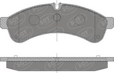 SCT-MANNOL SP 463 PR - Тормозные колодки, дисковые, комплект www.autospares.lv