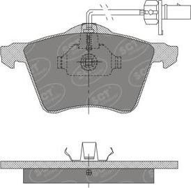 SCT-MANNOL SP 402 PR - Тормозные колодки, дисковые, комплект www.autospares.lv