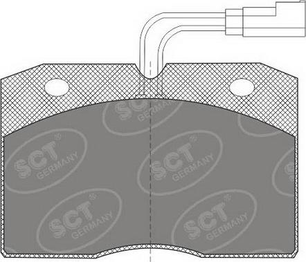 SCT-MANNOL SP 604 PR - Bremžu uzliku kompl., Disku bremzes www.autospares.lv