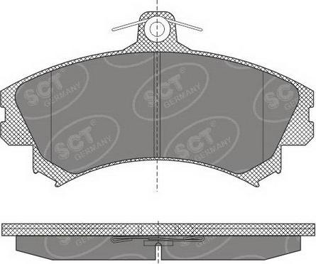 SCT-MANNOL SP 602 PR - Bremžu uzliku kompl., Disku bremzes autospares.lv