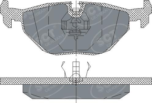 Quinton Hazell BLF532 - Brake Pad Set, disc brake www.autospares.lv