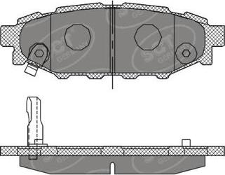 SCT-MANNOL SP 395 PR - Brake Pad Set, disc brake www.autospares.lv