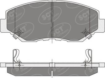 Pemebla JAPPA-401AF - Тормозные колодки, дисковые, комплект www.autospares.lv