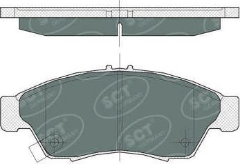 Honda NHC-1249 - Тормозные колодки, дисковые, комплект www.autospares.lv