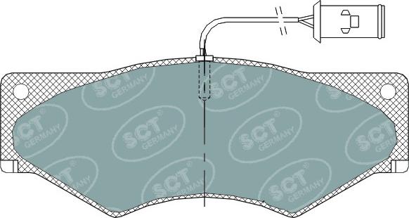 SCT-MANNOL SP 319 PR - Bremžu uzliku kompl., Disku bremzes autospares.lv