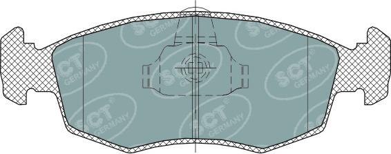 SCT-MANNOL SP 315 PR - Bremžu uzliku kompl., Disku bremzes www.autospares.lv