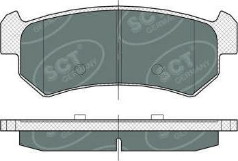 SCT-MANNOL SP 376 PR - Bremžu uzliku kompl., Disku bremzes autospares.lv