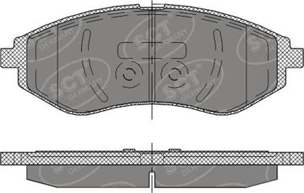 SCT-MANNOL SP 290 PR - Bremžu uzliku kompl., Disku bremzes www.autospares.lv