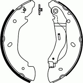 SCT-MANNOL SS 552 - Bremžu loku kompl., Stāvbremze www.autospares.lv