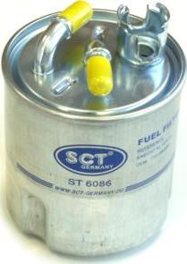 SCT-MANNOL ST 6086 - Degvielas filtrs www.autospares.lv