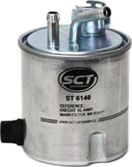 SCT-MANNOL ST 6140 - Degvielas filtrs www.autospares.lv