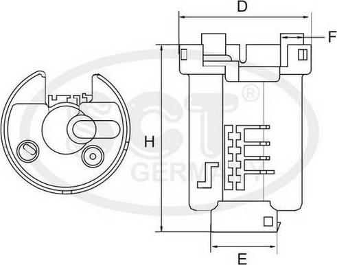 SCT-MANNOL ST 6526 - Топливный фильтр www.autospares.lv