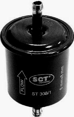 SCT-MANNOL ST 308/1 - Degvielas filtrs www.autospares.lv