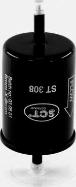 SCT-MANNOL ST 308 - Degvielas filtrs www.autospares.lv