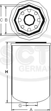 SCT-MANNOL STB 8204 - Gaisa sausinātāja patrona, Gaisa kompresors www.autospares.lv