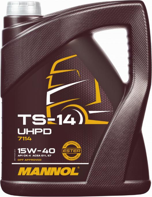 SCT-MANNOL TS-14 UHPD 15W-40 - Motoreļļa www.autospares.lv