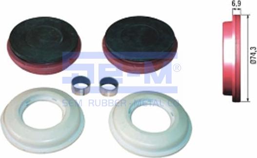 Sem Lastik 10683 - Repair Kit, brake caliper www.autospares.lv