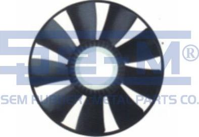 Sem Lastik 13028 - Ventilators, Motora dzesēšanas sistēma www.autospares.lv