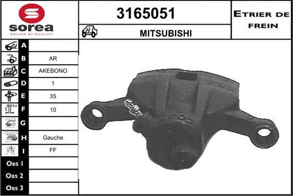 Sera 3165051 - Bremžu suports autospares.lv