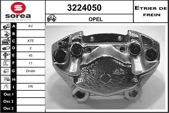 Sera 3224050 - Тормозной суппорт www.autospares.lv