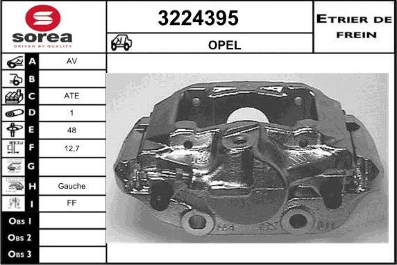 Sera 3224395 - Bremžu suports www.autospares.lv