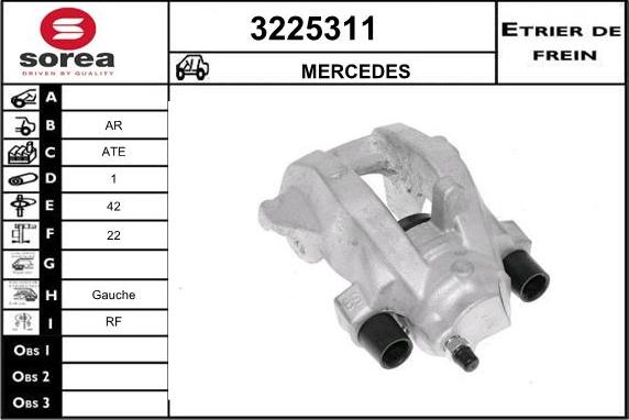 Sera 3225311 - Тормозной суппорт www.autospares.lv