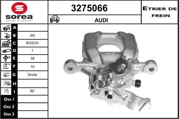 Sera 3275066 - Brake Caliper www.autospares.lv