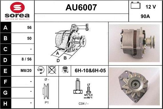 Sera AU6007 - Ģenerators autospares.lv