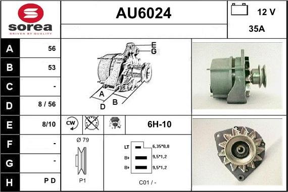 Sera AU6024 - Ģenerators autospares.lv