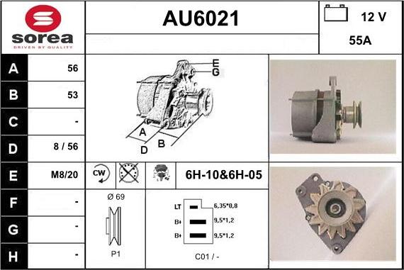 Sera AU6021 - Ģenerators autospares.lv