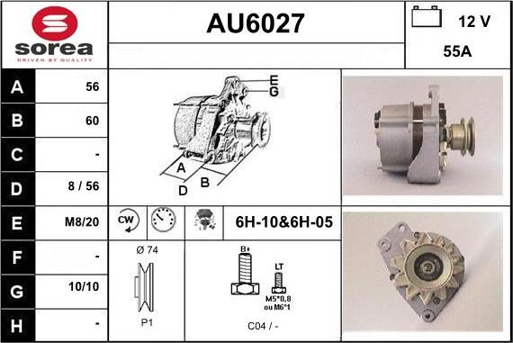 Sera AU6027 - Ģenerators autospares.lv