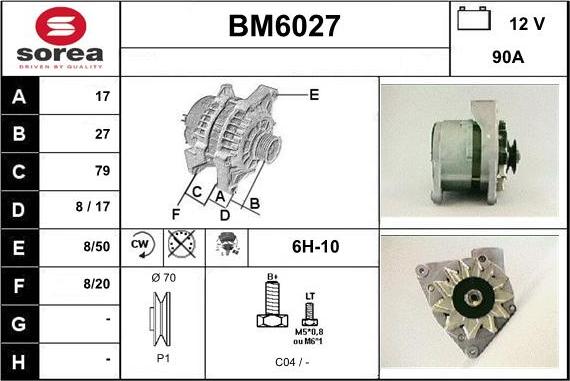 Sera BM6027 - Ģenerators autospares.lv